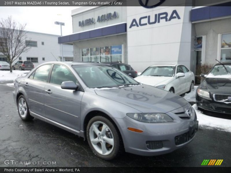 Tungsten Gray Metallic / Gray 2007 Mazda MAZDA6 i Touring Sedan