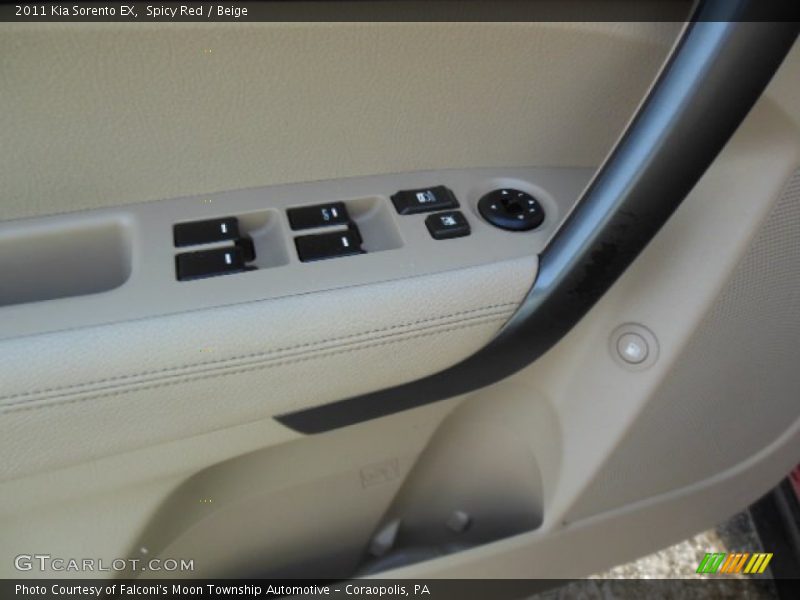 Spicy Red / Beige 2011 Kia Sorento EX