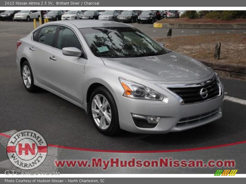 Brilliant Silver / Charcoal 2013 Nissan Altima 2.5 SV