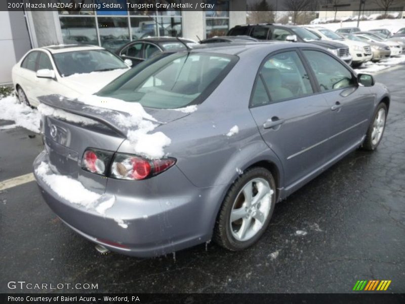 Tungsten Gray Metallic / Gray 2007 Mazda MAZDA6 i Touring Sedan