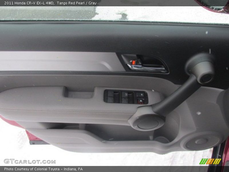 Tango Red Pearl / Gray 2011 Honda CR-V EX-L 4WD