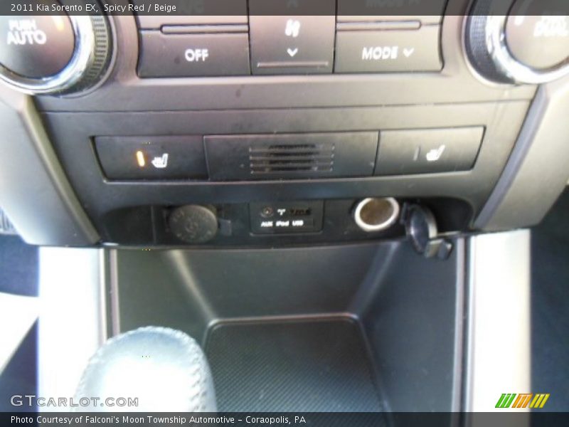 Spicy Red / Beige 2011 Kia Sorento EX