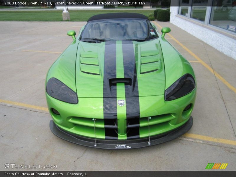 Viper Snakeskin Green Pearlcoat / Black/Natural Tan 2008 Dodge Viper SRT-10