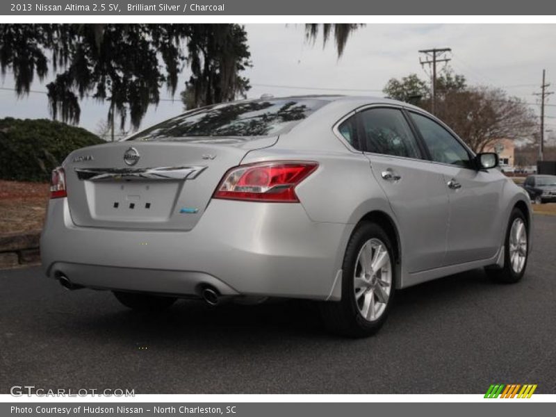 Brilliant Silver / Charcoal 2013 Nissan Altima 2.5 SV