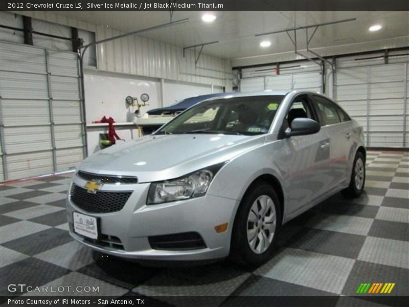 Silver Ice Metallic / Jet Black/Medium Titanium 2012 Chevrolet Cruze LS