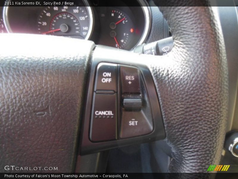Spicy Red / Beige 2011 Kia Sorento EX