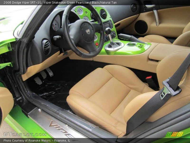 Black/Natural Tan Interior - 2008 Viper SRT-10 