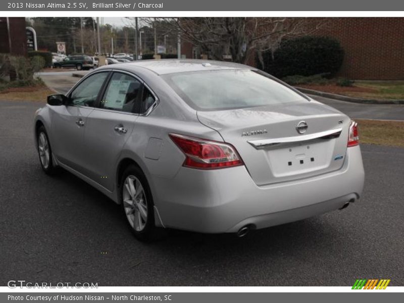 Brilliant Silver / Charcoal 2013 Nissan Altima 2.5 SV