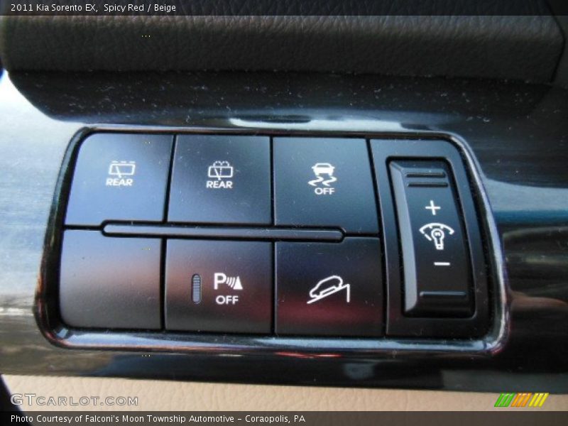 Spicy Red / Beige 2011 Kia Sorento EX