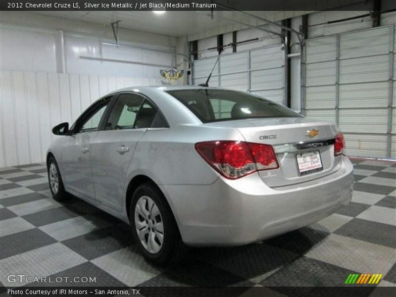 Silver Ice Metallic / Jet Black/Medium Titanium 2012 Chevrolet Cruze LS