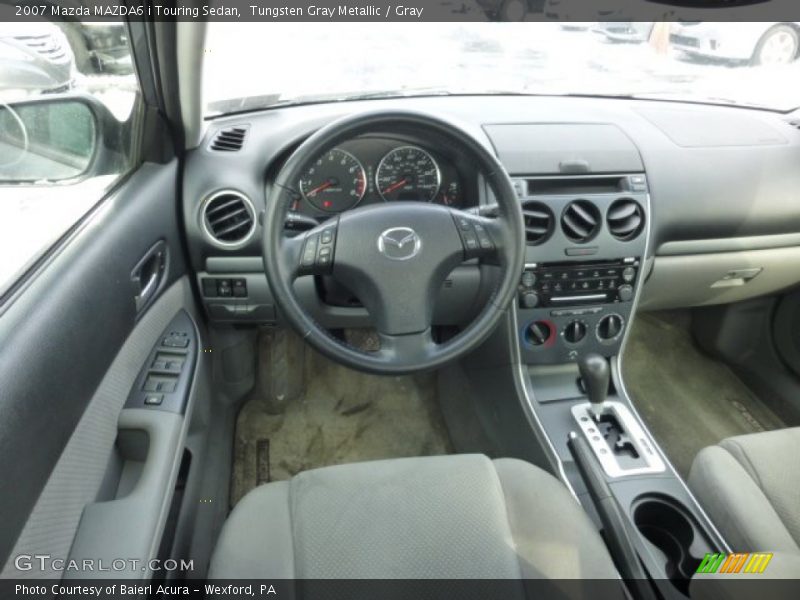 Tungsten Gray Metallic / Gray 2007 Mazda MAZDA6 i Touring Sedan