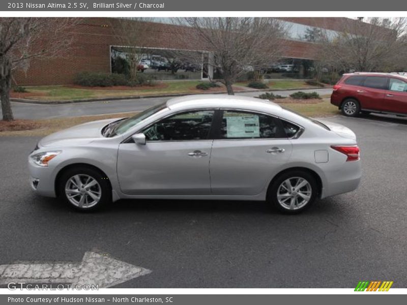 Brilliant Silver / Charcoal 2013 Nissan Altima 2.5 SV