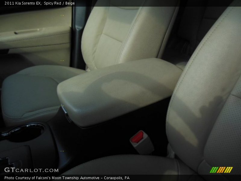 Spicy Red / Beige 2011 Kia Sorento EX