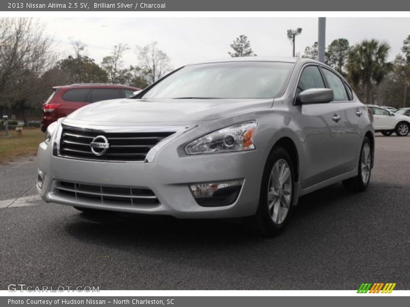 Brilliant Silver / Charcoal 2013 Nissan Altima 2.5 SV