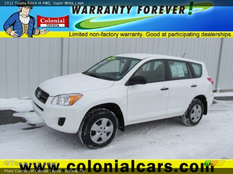 Super White / Ash 2012 Toyota RAV4 I4 4WD