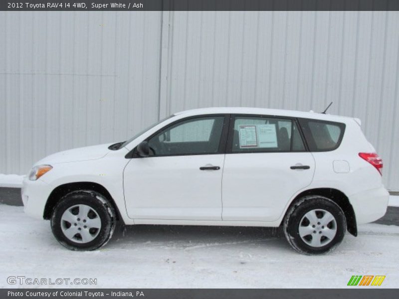  2012 RAV4 I4 4WD Super White