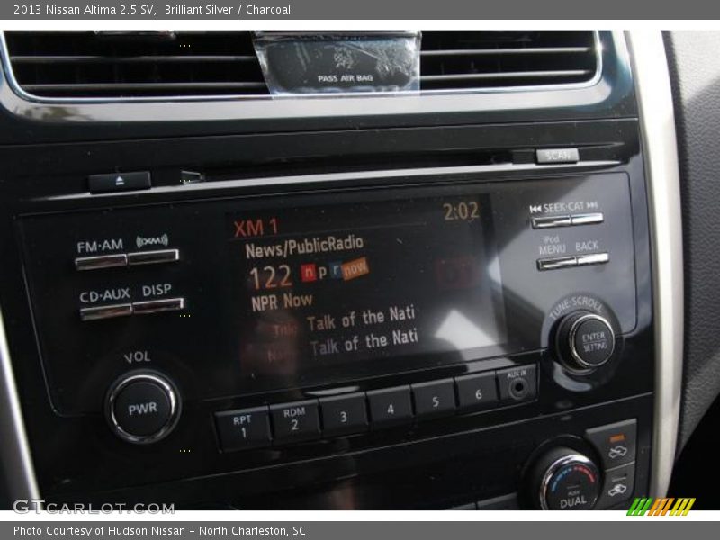 Brilliant Silver / Charcoal 2013 Nissan Altima 2.5 SV