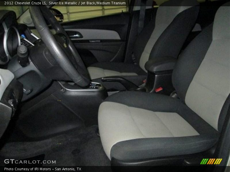 Silver Ice Metallic / Jet Black/Medium Titanium 2012 Chevrolet Cruze LS