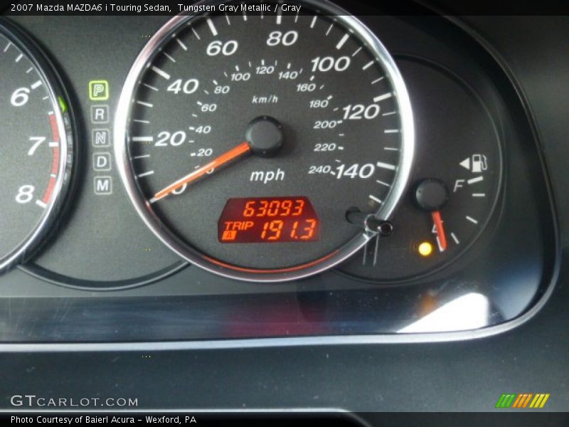 Tungsten Gray Metallic / Gray 2007 Mazda MAZDA6 i Touring Sedan