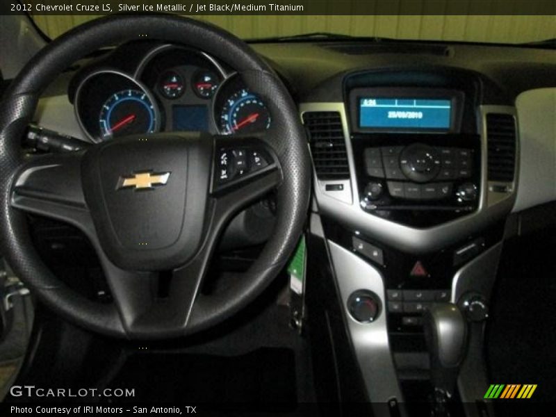 Silver Ice Metallic / Jet Black/Medium Titanium 2012 Chevrolet Cruze LS