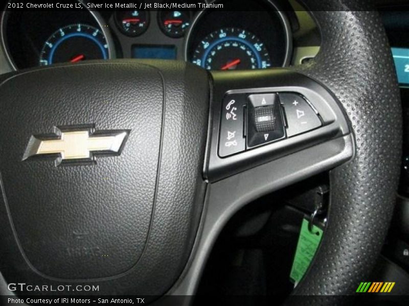 Silver Ice Metallic / Jet Black/Medium Titanium 2012 Chevrolet Cruze LS