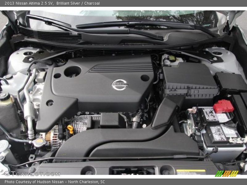 Brilliant Silver / Charcoal 2013 Nissan Altima 2.5 SV