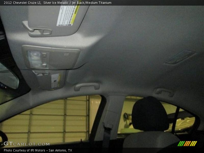 Silver Ice Metallic / Jet Black/Medium Titanium 2012 Chevrolet Cruze LS