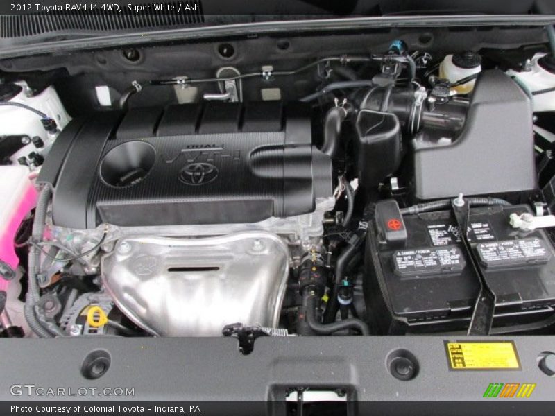  2012 RAV4 I4 4WD Engine - 2.5 Liter DOHC 16-Valve Dual VVT-i 4 Cylinder
