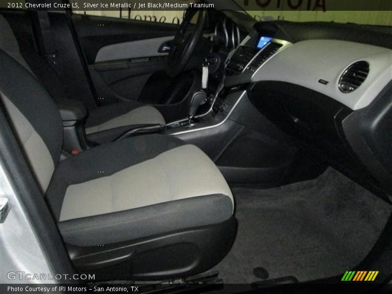 Silver Ice Metallic / Jet Black/Medium Titanium 2012 Chevrolet Cruze LS