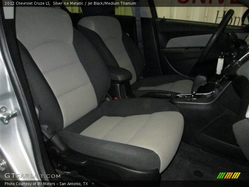Silver Ice Metallic / Jet Black/Medium Titanium 2012 Chevrolet Cruze LS