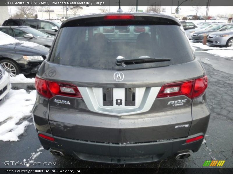 Polished Metal Metallic / Taupe 2011 Acura RDX SH-AWD
