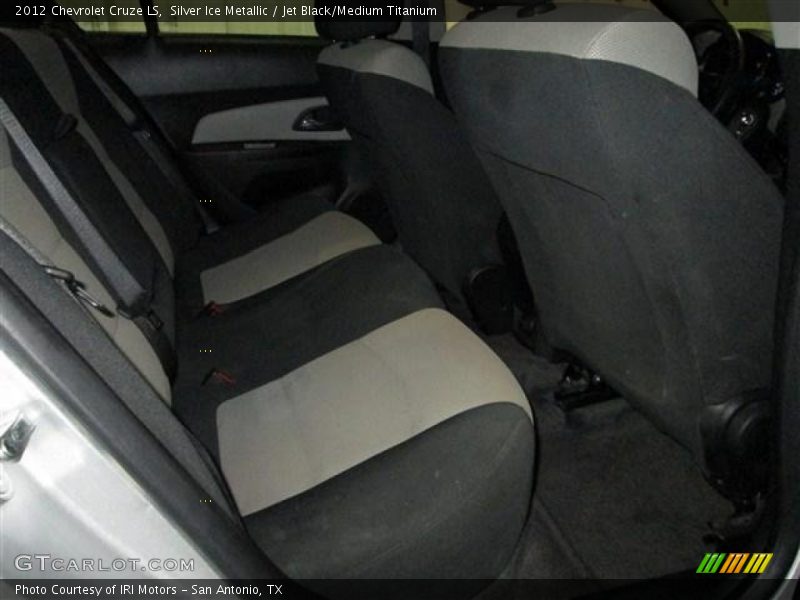 Silver Ice Metallic / Jet Black/Medium Titanium 2012 Chevrolet Cruze LS