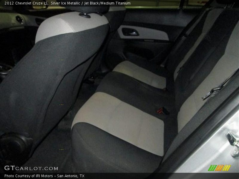 Silver Ice Metallic / Jet Black/Medium Titanium 2012 Chevrolet Cruze LS