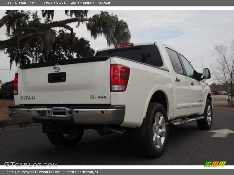 Glacier White / Charcoal 2013 Nissan Titan SL Crew Cab 4x4