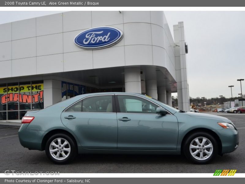 Aloe Green Metallic / Bisque 2008 Toyota Camry LE