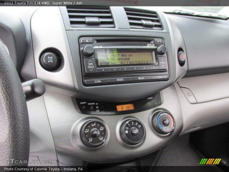 Controls of 2012 RAV4 I4 4WD