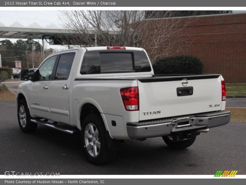 Glacier White / Charcoal 2013 Nissan Titan SL Crew Cab 4x4