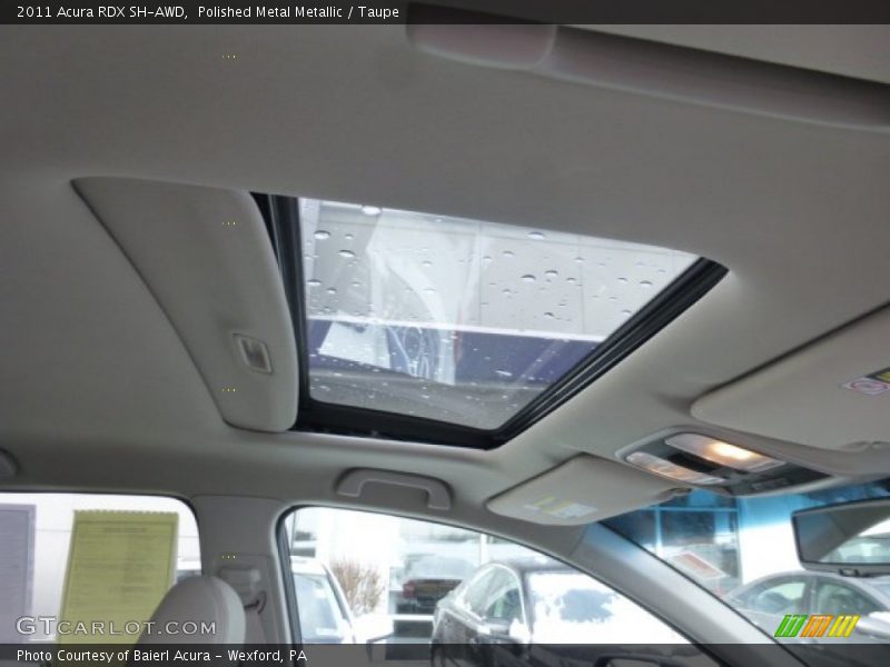 Polished Metal Metallic / Taupe 2011 Acura RDX SH-AWD