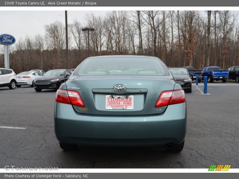 Aloe Green Metallic / Bisque 2008 Toyota Camry LE
