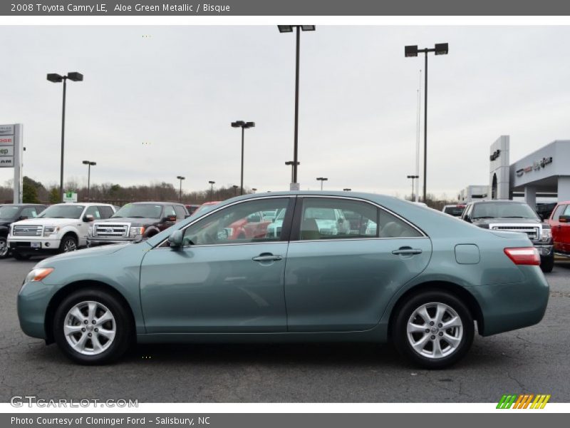 Aloe Green Metallic / Bisque 2008 Toyota Camry LE