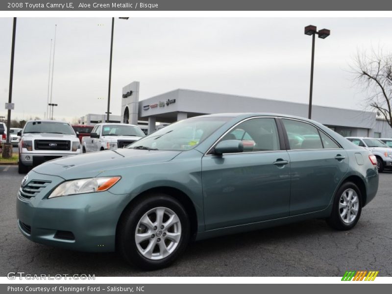 Aloe Green Metallic / Bisque 2008 Toyota Camry LE