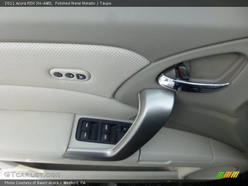 Polished Metal Metallic / Taupe 2011 Acura RDX SH-AWD