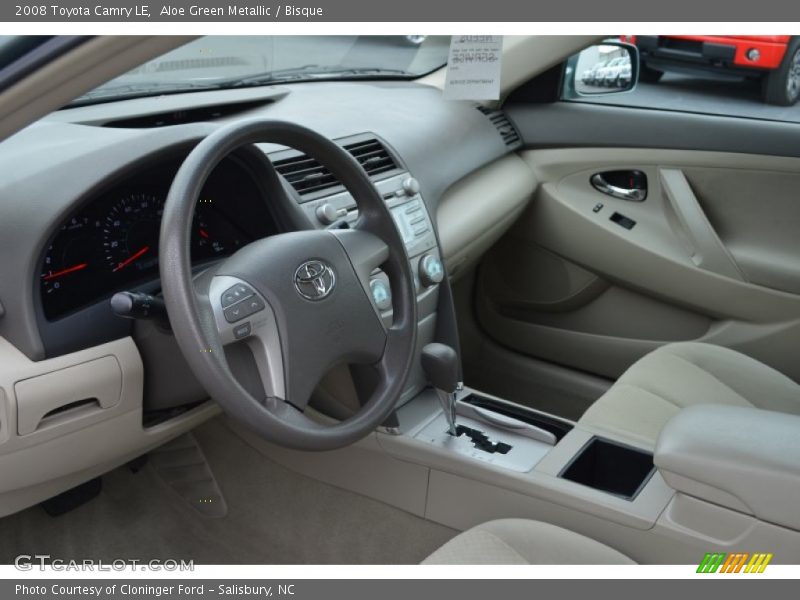 Aloe Green Metallic / Bisque 2008 Toyota Camry LE