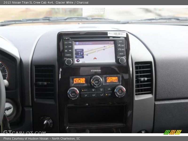 Glacier White / Charcoal 2013 Nissan Titan SL Crew Cab 4x4