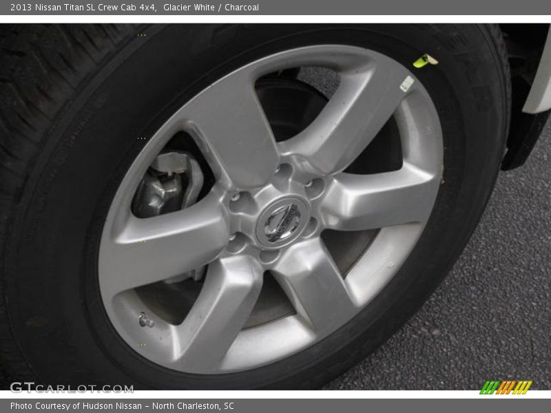 Glacier White / Charcoal 2013 Nissan Titan SL Crew Cab 4x4