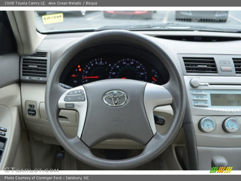 Aloe Green Metallic / Bisque 2008 Toyota Camry LE