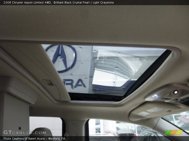 Brilliant Black Crystal Pearl / Light Graystone 2008 Chrysler Aspen Limited 4WD