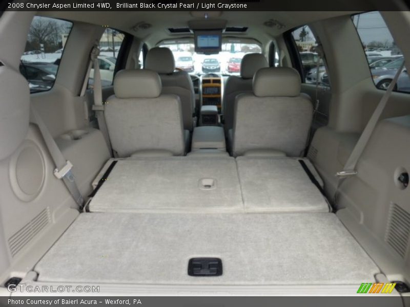 Brilliant Black Crystal Pearl / Light Graystone 2008 Chrysler Aspen Limited 4WD