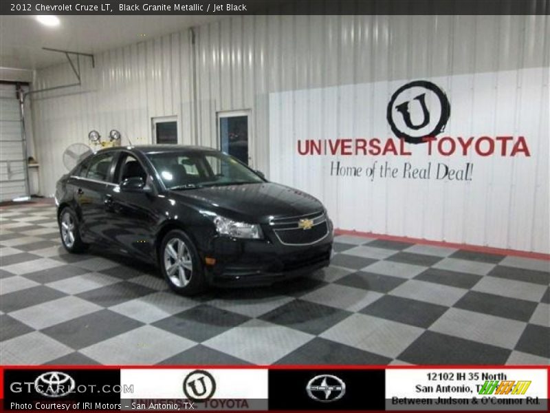 Black Granite Metallic / Jet Black 2012 Chevrolet Cruze LT