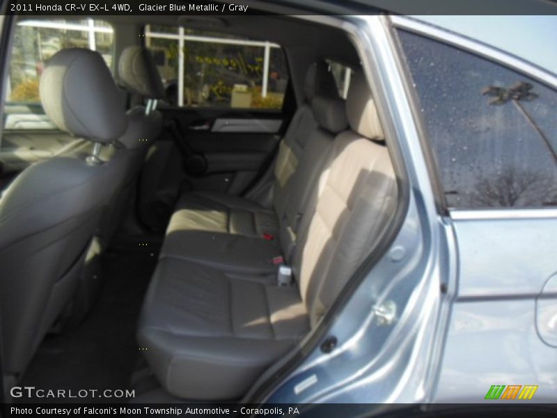 Glacier Blue Metallic / Gray 2011 Honda CR-V EX-L 4WD